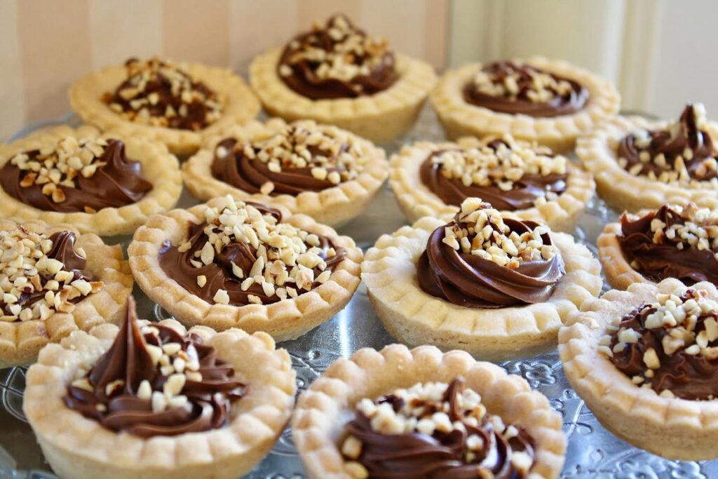 crostatine al cioccolato