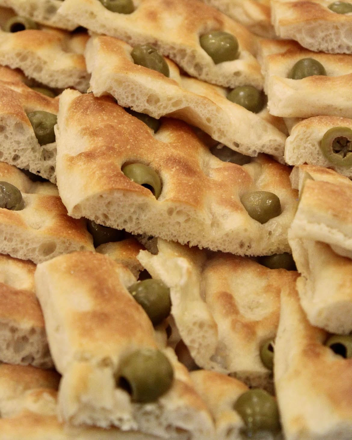 focaccia con olive
